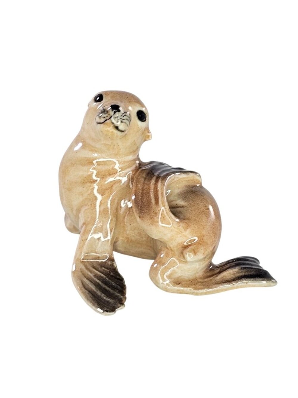 Northern Rose Sea Lion Seal Pup Miniature Figurine Porcelain Little Critterz